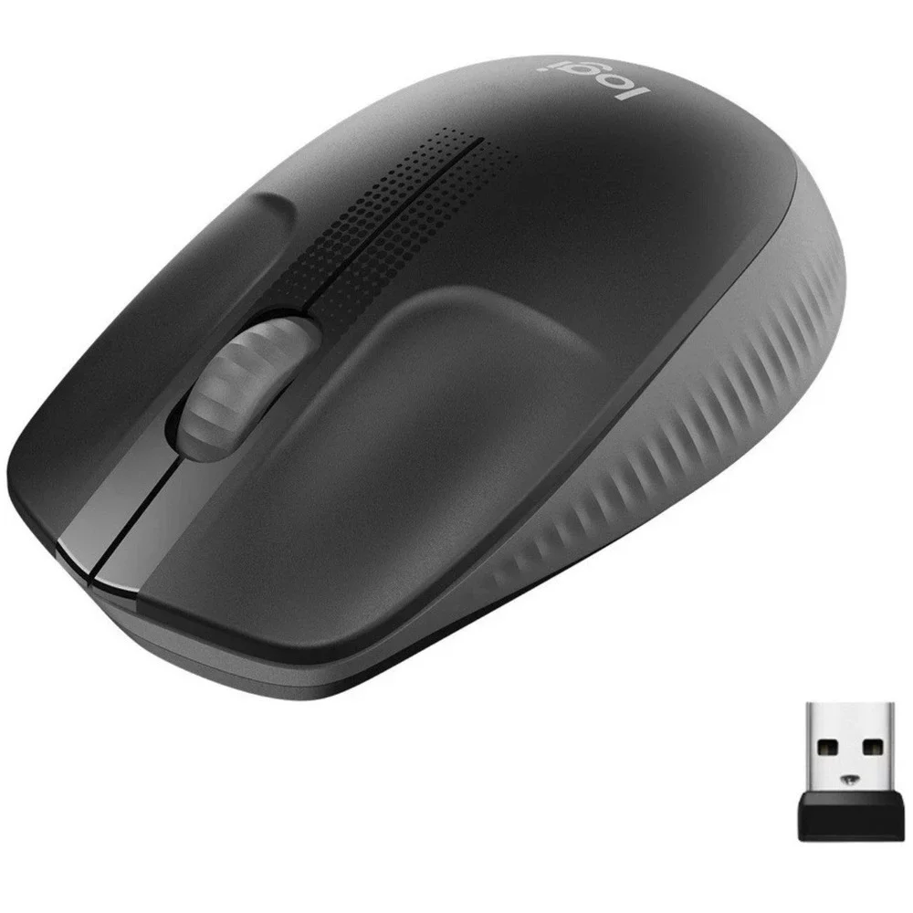 Logitech M190 Full-Size Wireless Mouse Plug & Play Wireless - New - 910005901